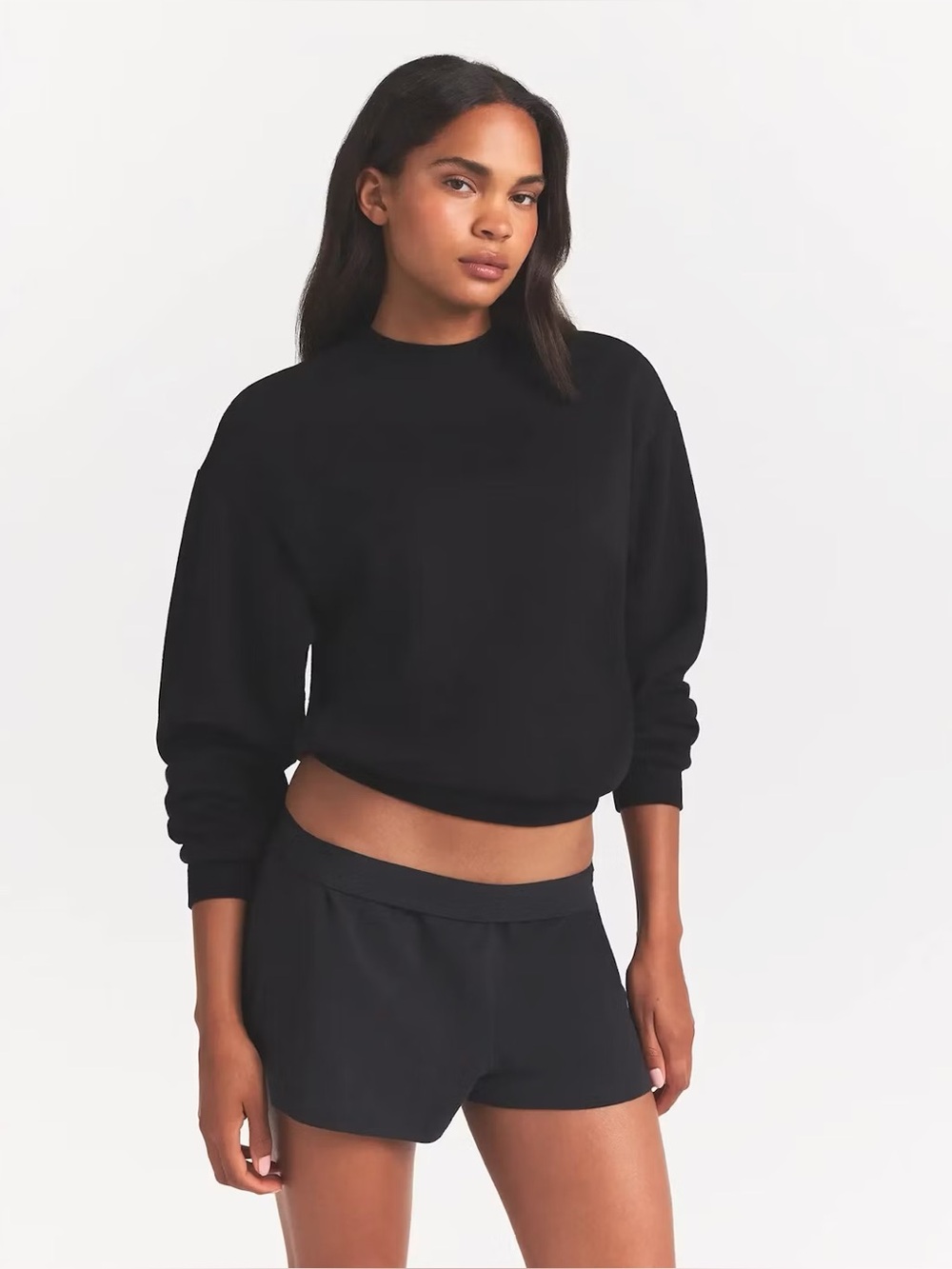 SKIMS cotton fleece Classic Crewneck
